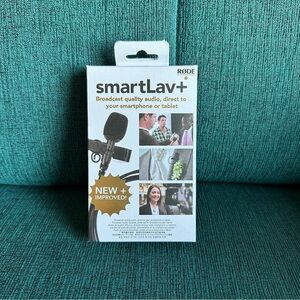 RODE SmartLav+ Lavalier Condenser Microphone for Smartphones with TRRS Connector